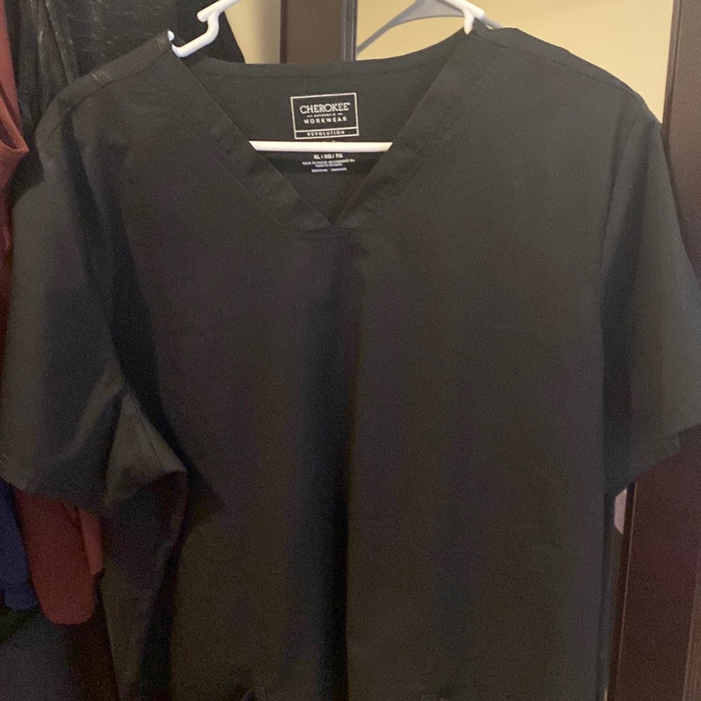 All XL Cherokee scrub tops, hardley worn. $ 15a piece or all for for $55